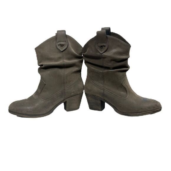 RocketDog Brown Faux Leather Western Ankle Boot Womens 8.5 - Picture 4 of 12